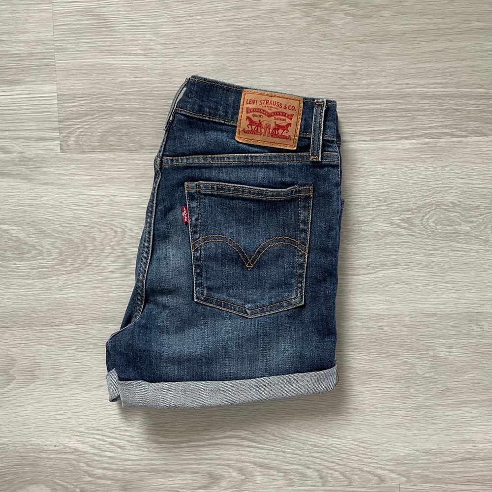 Levi’s Wedgie Dark Wash Shorts